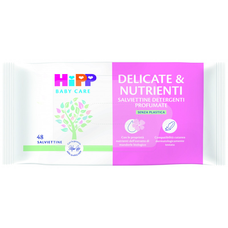 d06839478c7ebdd0975a509b004dae13 Hipp Salviettine Delicate&Nutrienti 48 pz. - immagine 1