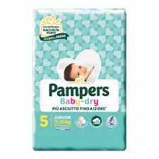 d0a2c33085b513ea8ce1a675f3a97be3 Pampers Babydry Junior 16 pz. - immagine 1