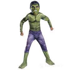 d0d62011641e9f5364b58e75cf36637b Carnevale Rubie's Hulk con guanti in scatola - immagine 1