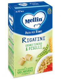 d211591760e09e904ea0130a4344e0d1 Mellin Pastina Rigatini con Piselli gr.280 100% grano duro - immagine 1