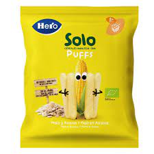 d277edf1664d46bedecc1b35729a280e Hero Solo Snack Puff Avena Mais gr.25 - immagine 1