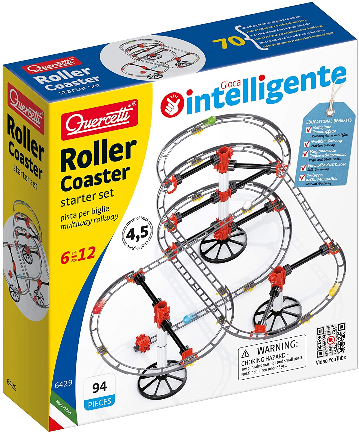 d3e32e6e8f93c80d52a046079edab2aa Quercetti Roller Coaster - immagine 1