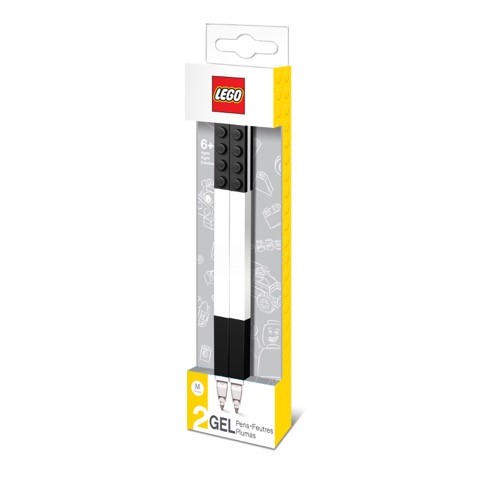 d455841639fa0145223079d21c103bf4 Lego Confezione 2 Penne Gel Nero - immagine 1