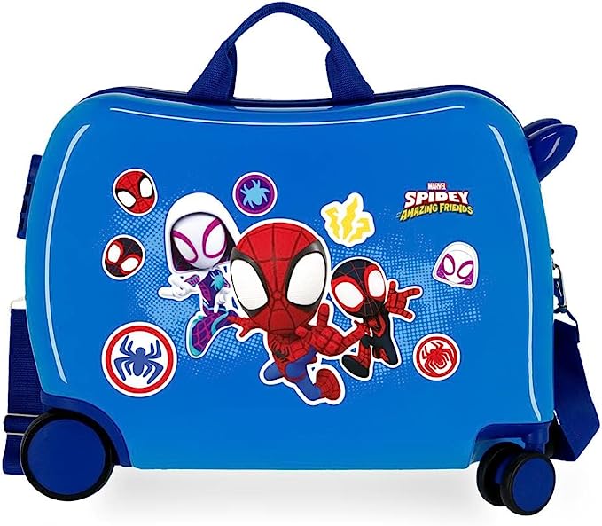 d483343c8d81a49a4c9ed8ba8786893f VALIGIA 4 RUOTE INF.ABS 4R. (2 MULTI) SPIDEY- GO WEBS GO - immagine 1