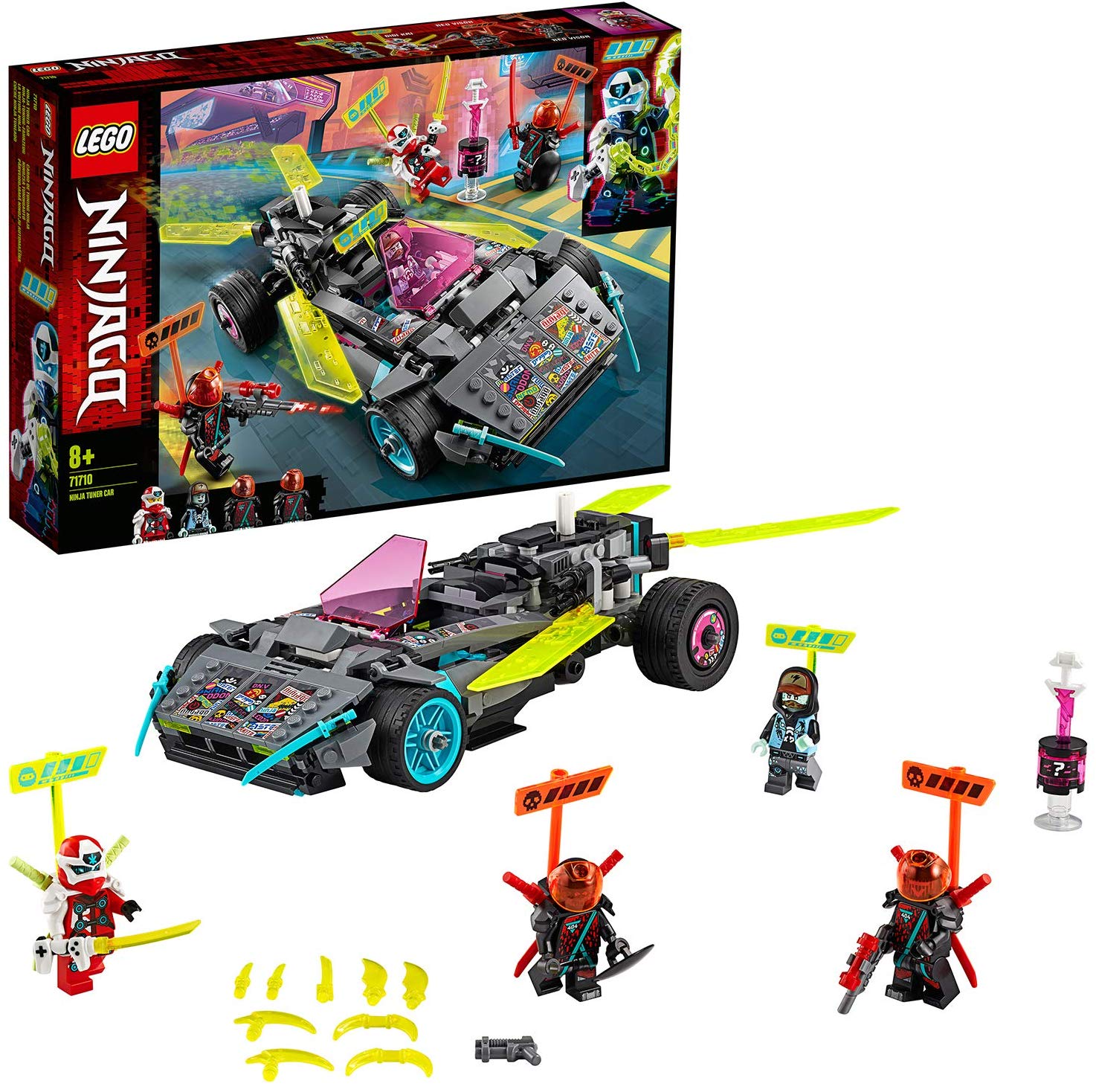 d498e4ecf12d1d6b5b51fdb8ea0d139b Lego Ninjago La Macchina - Tuner dei Ninja - immagine 1