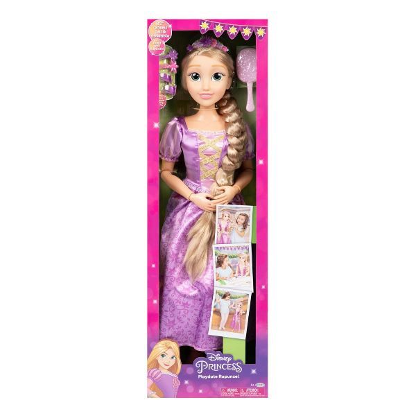 d5e756b3317ee9bdae3bed1c9f7e6732 Bambola Rapunzel Cm.80 Articolata con Accessori - immagine 1