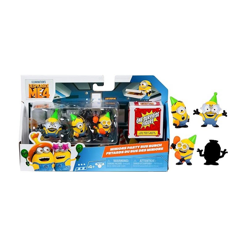 d62966208c350b2a52c5a7fa213d7022 Minions Set 4 Personaggi da 5 cm - immagine 1