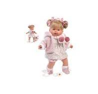 d62ebbc89396e2357b3fbb4a71be73d3 Lloren Bambola Reborn Morbido Alexandra 42 cm Pelliccia Rosa - immagine 1