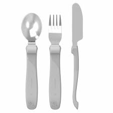 d75a64cfaa274f2199c6d208253a065b Twistshake Set Posate in Acciaio 12+m Pastel Grey - immagine 1