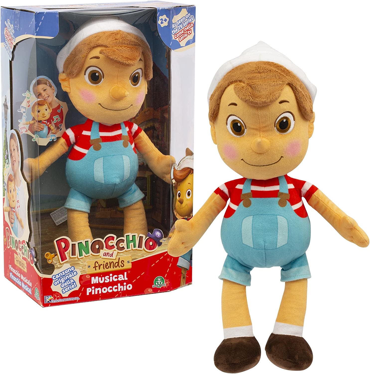 d7aec5653119551fb48aa32c1cb0ff02 *Pinocchio Pupazzo Musicale cm.36 - immagine 1