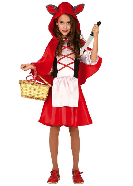 d81a1cc5fd05f02d2822650cffc09187 Costume cappuccetto rosso lupo bambina - immagine 1