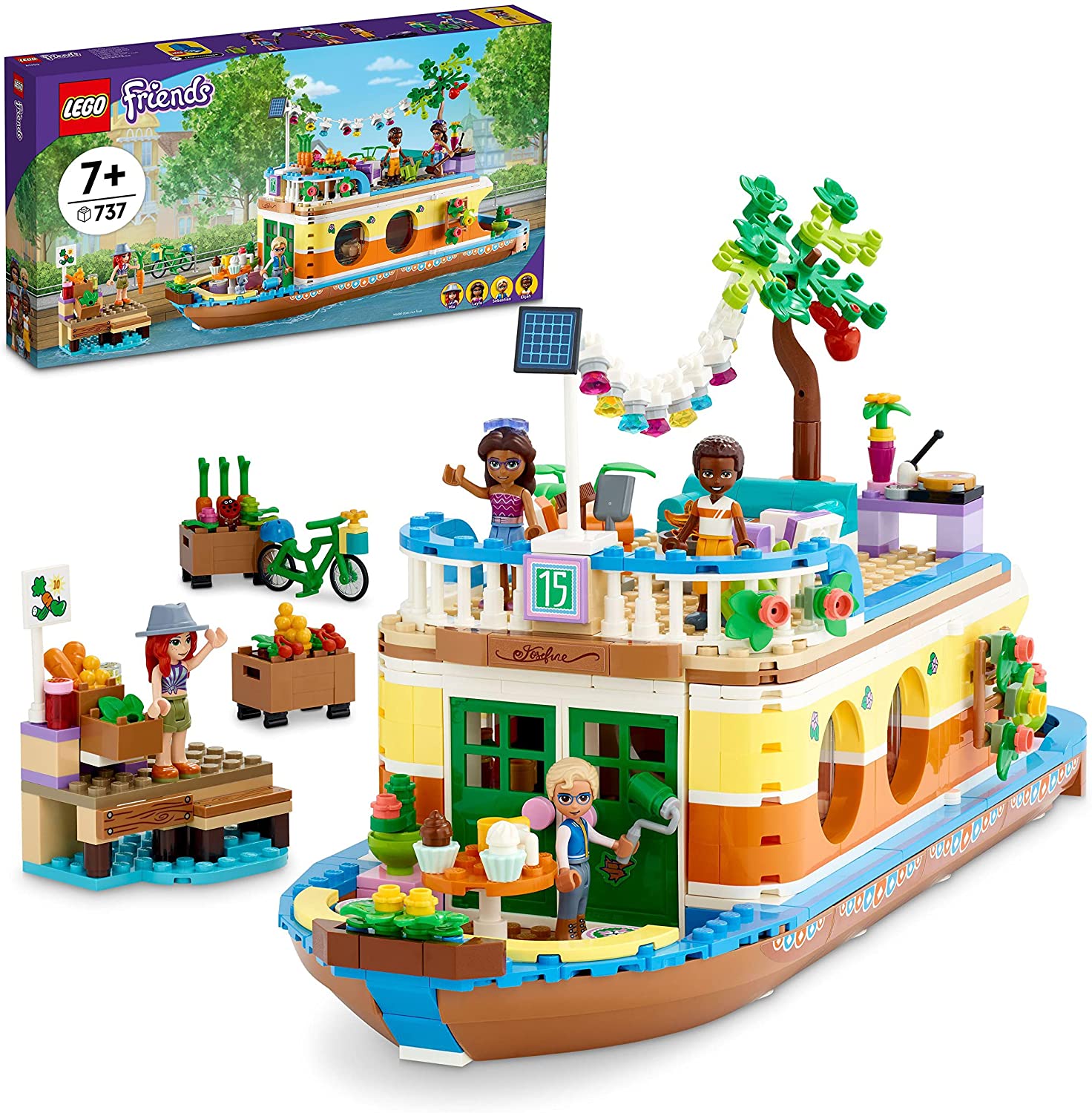 d8399ad231a0925c6fc8608e26216df7 Lego Friends Casa Galleggiante sul Canale - immagine 1