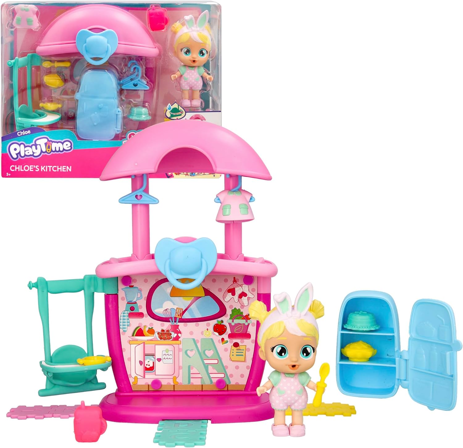 d86cf8e1e89cfb49a79ca6052b5d36db Cry Babies Playtime Chloe's Kitchen - immagine 1