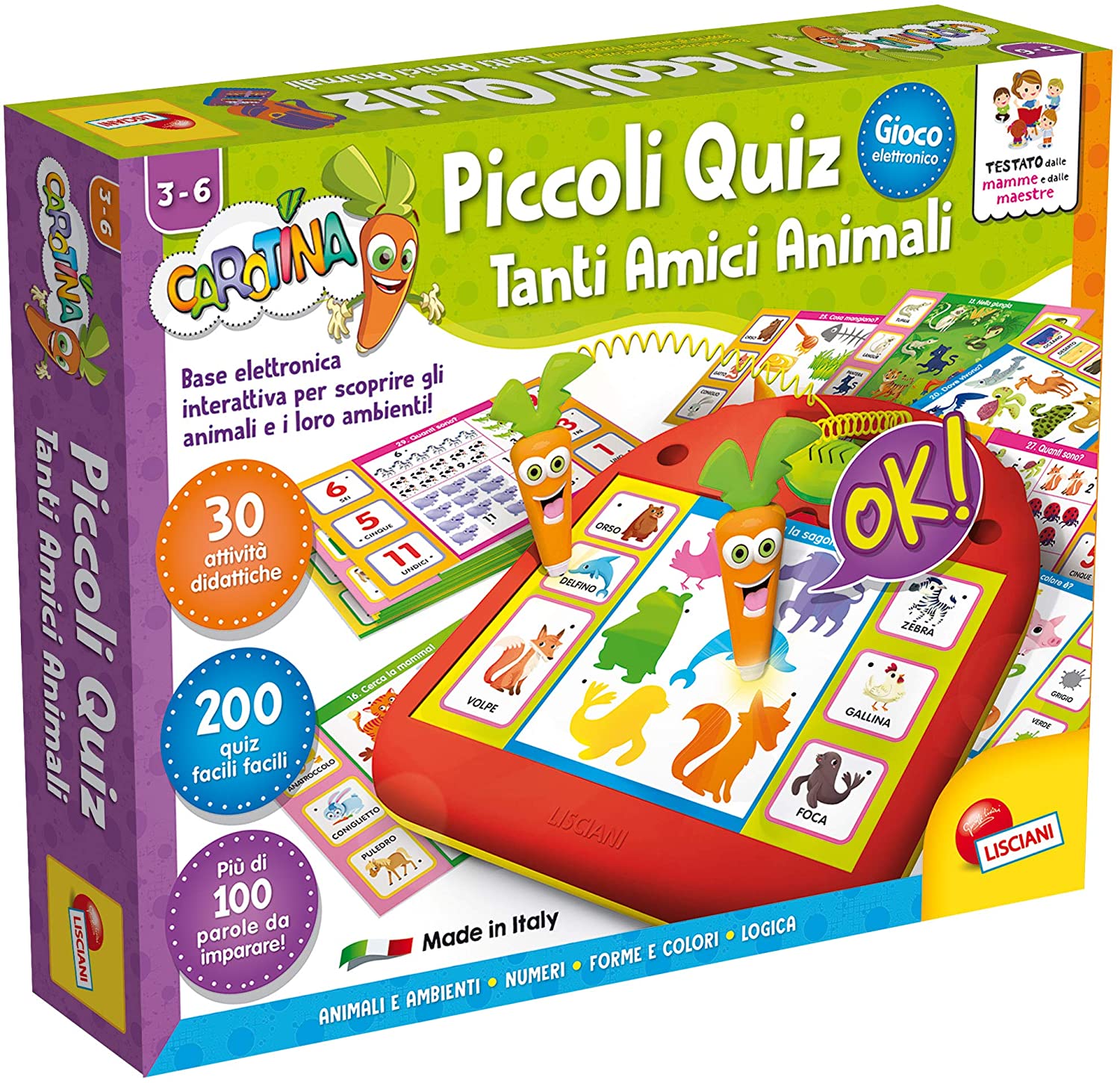 d87090f24949e5e95bad275e77d74395 Carotina Piccoli Quiz Tanti Amici Animali - immagine 1
