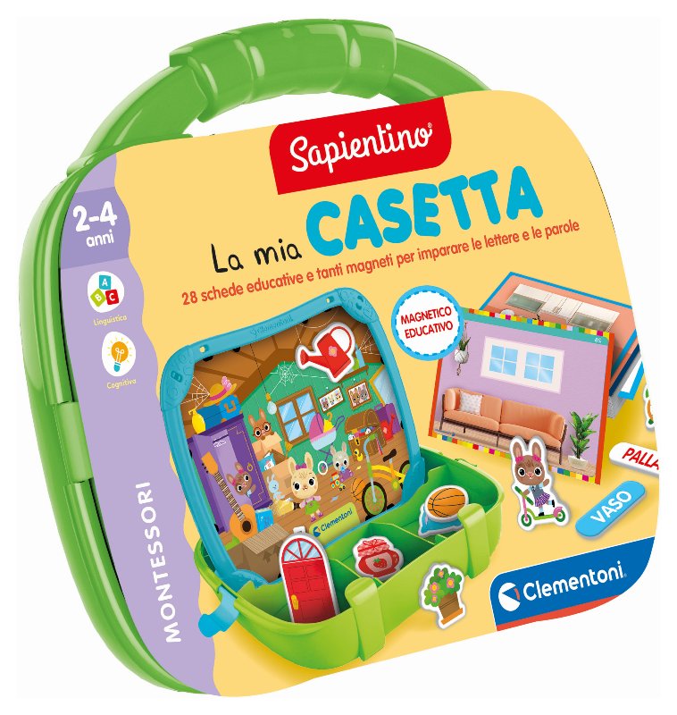 d9075ce7ed2d393adcf9a2425bd083d6 Clementoni Sapientino - Valigetta Magnetica Casetta Montessori - immagine 1