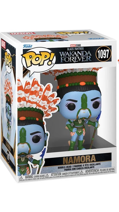 d9082c603e7c9e350ee021ed789bc98c FUNKO POP WAKANDA FOREVER - BLACK PANTHER - NAMORA - immagine 1