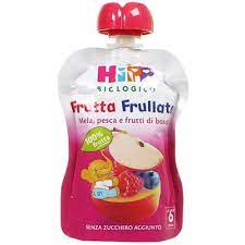 d997b041d9d1b2fbf8b1ef21d4382530 Hipp Frutta Frullata gr.90 Mela, Pesca e Frutti di Bosco - immagine 1