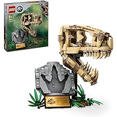 d9b27bc1abd0d7f1f3c4d30f2dbc35f4 Lego Jurassic World Fossili di dinosauro: Teschio di T.rex - immagine 1