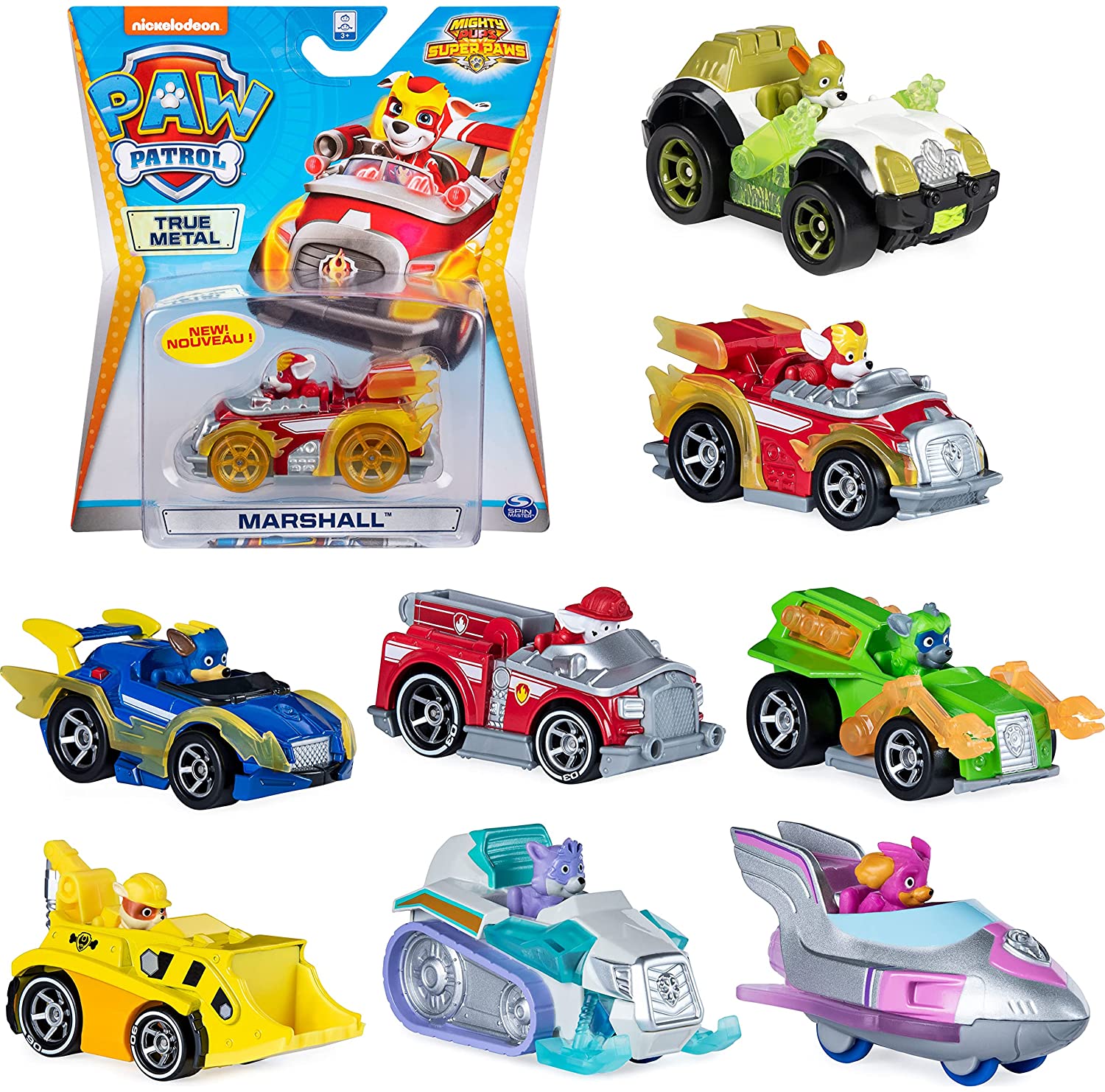da00edecb8e41755ea3618a2074d8b92 Paw Patrol Veicoli Die-Cast Dino + Core Ass - immagine 1