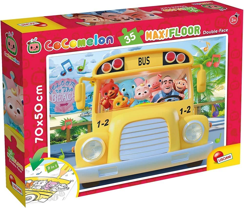 db50c8a64c442a9d6766ebbe15eaa020 Puzzle Lisciani Double Face MAXI 35 pz Cocomelon Little Explorers - immagine 1