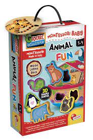 dc4d10f47a2058c4ef475b2094fdb497 Lisciani Montessori Legno - Animal Fun - immagine 1