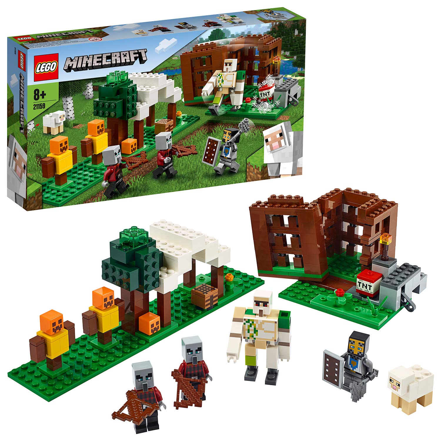 dcaa15a5b4a515e26e0df8bad45bd65f Lego Minecraft L'avamposto del saccheggiatore - immagine 1