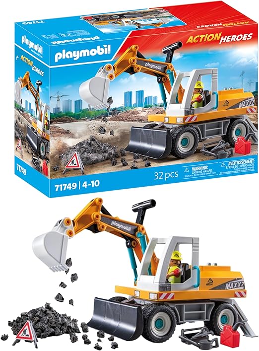 dd9f4b74921e80f40fd69aa8067b44e0 Playmobil Escavatore - immagine 1