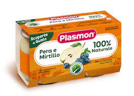 de3c6b3634dcb2d9a1fc59e36e86a920 Plasmon Omogeneizzato Frutta 2x104 gr. Pera e Mirtillo - immagine 1