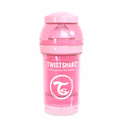 de9362d12e5dce41fefb36378ca22a6f Twistshake Biberon Anti-Colic 180ml Pastel Pink - immagine 1