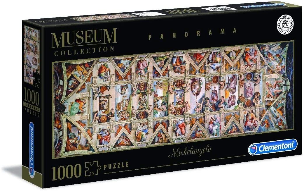 dfe49a2e6a3ce87283dd2175f1b4ce28 Clementoni Puzzle 1000 Pz. Panorama Volta Cappella Sistina - immagine 1