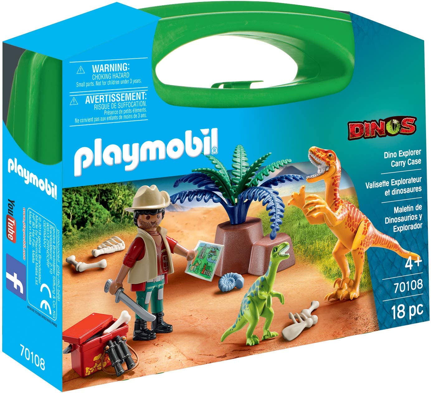 e0756d9348649bc609e99ee861341d69 Playmobil Valigetta Grande Dinosauri - immagine 1
