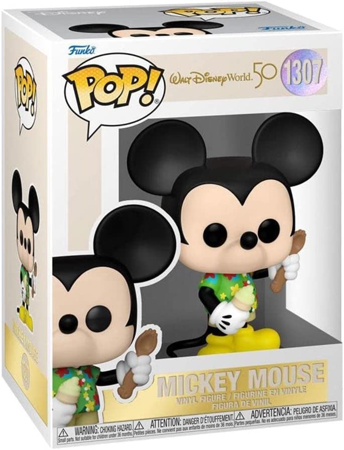 e0dc342c9f8df54af087a80d889dcc46 FUNKO POP Disney: WDW 50th- Aloha Mickey - immagine 1