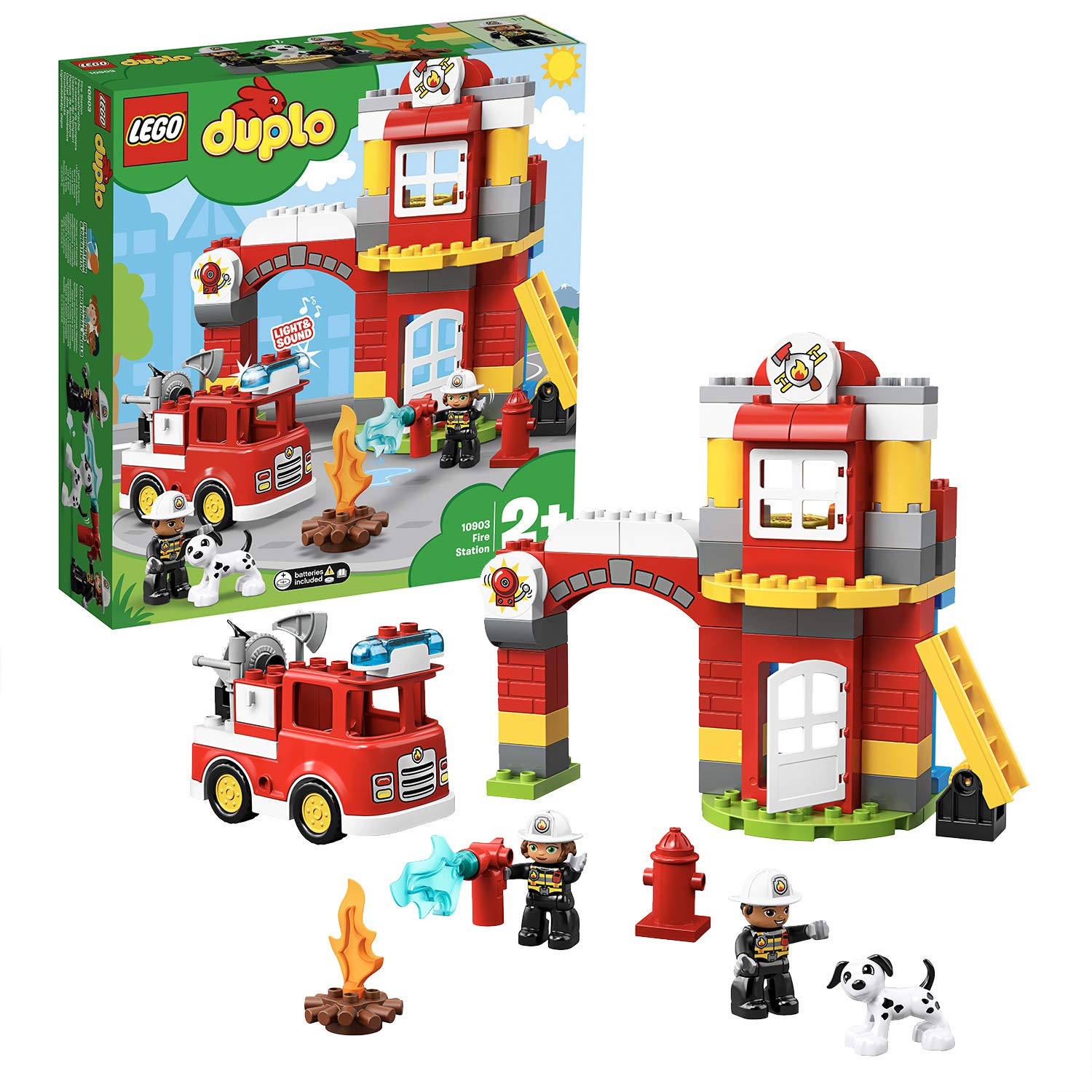 e1134f5f81e3b4651bc28942d5f2d0e1 Lego Duplo Caserma dei Pompieri - immagine 1
