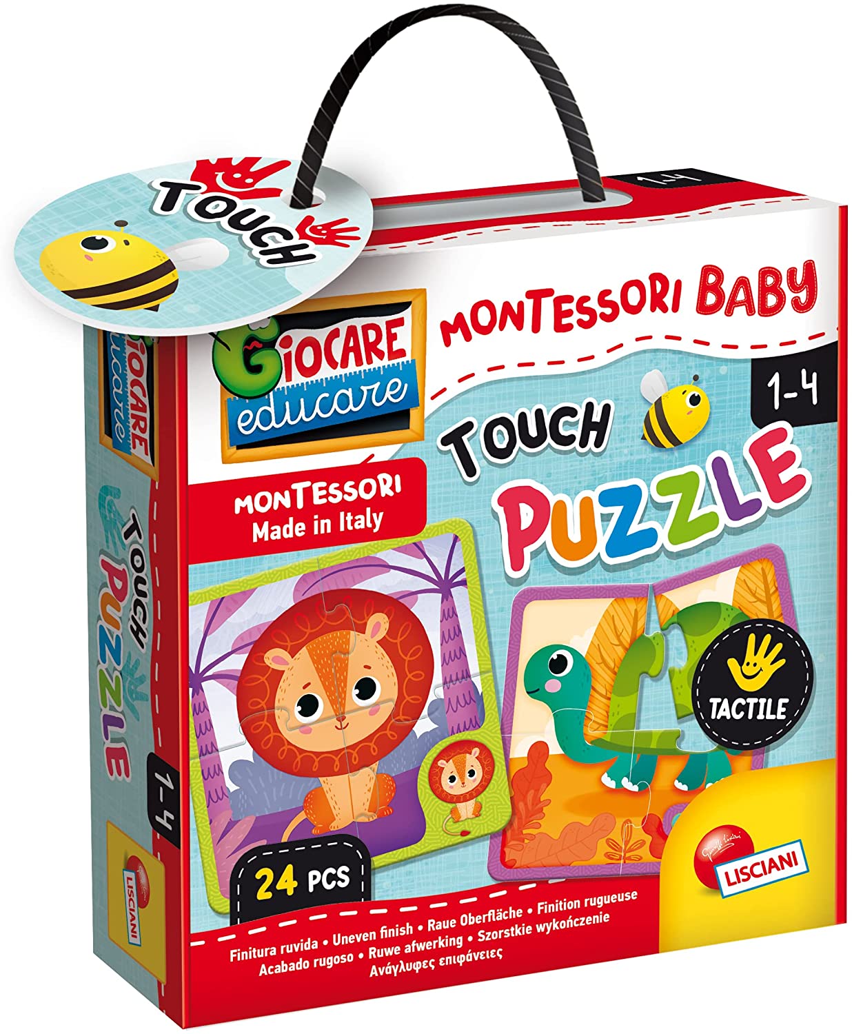 e15eb4394d9445c0684da99f68ebd3aa Lisciani Montessori Baby Touch Puzzle - immagine 1