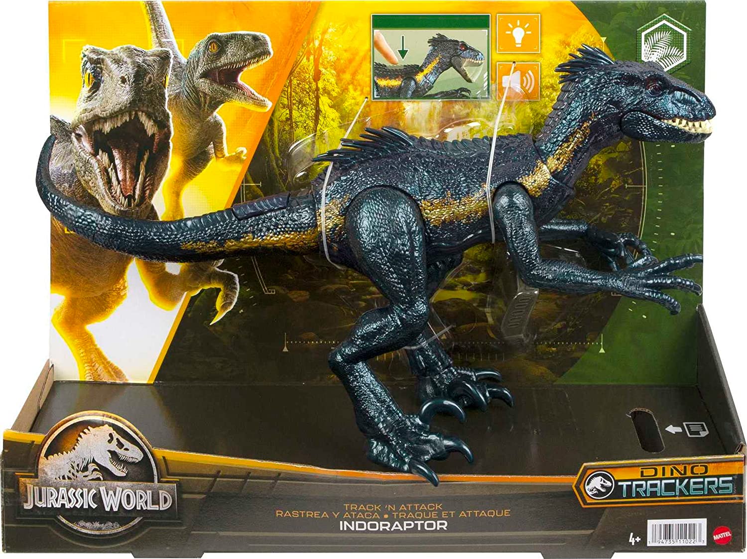e208126cb3d814633a0e080fb7d1c559 Jurassic World Trackers Indoraptor Attacco Estremo - immagine 1