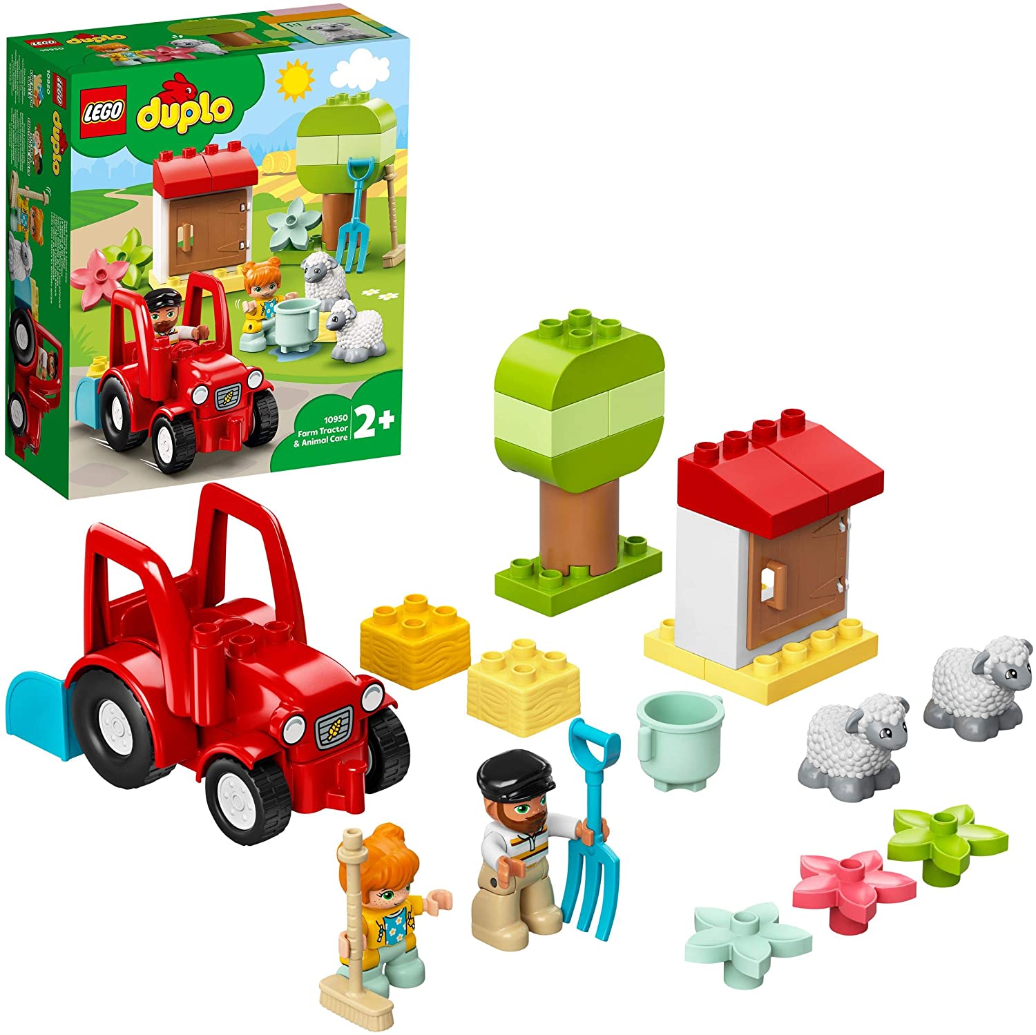 e2be45470456e41c44eb8c7426598fcb LEGO DUPLO Town Il trattore della fattoria e i suoi animaletti - immagine 1