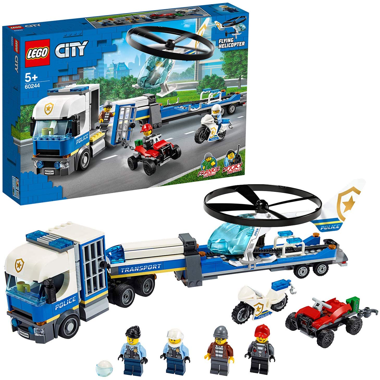 e377c805681c6e8f4d22a0d67075a73c Lego City Trasportatore di elicotteri della polizia - immagine 1