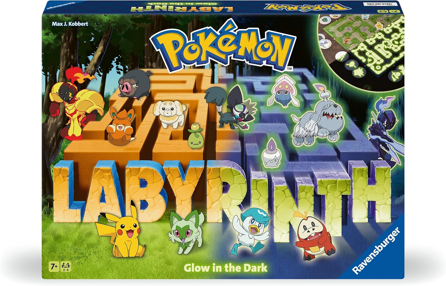 e41e9761bb1e4fe6effa8bd230537292 Ravensburger Labirinto Magico Pokemon Glow in the Dark - immagine 1