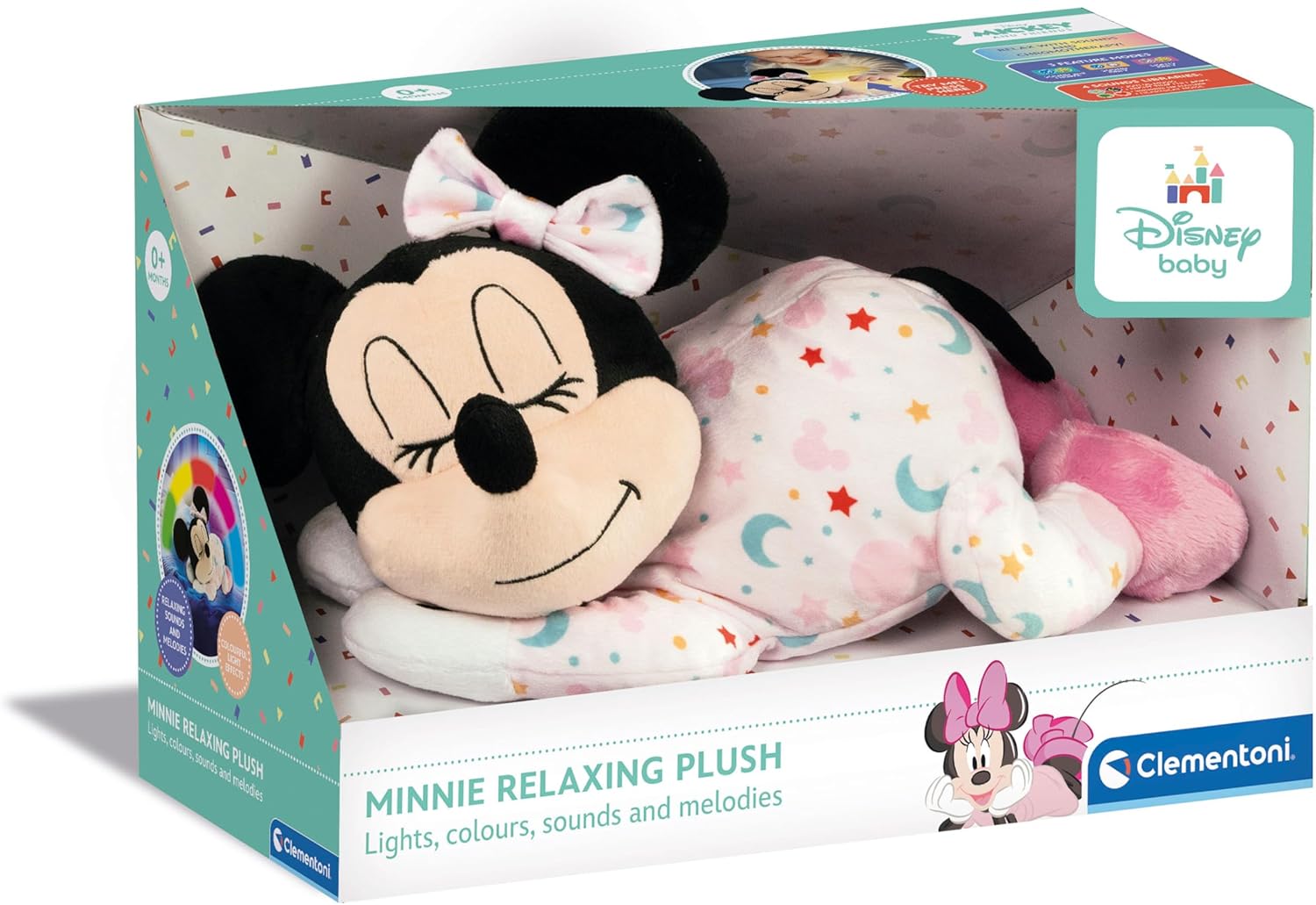 e4234ef79427ac548b75ffffe19fb7f5 Clementoni Baby Minnie Proiettore Peluche - immagine 1