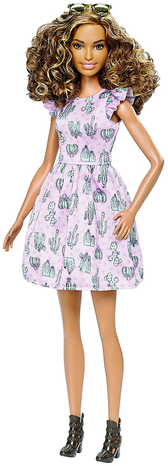 e47f3b38ec16fd1e899b2974699d0218 Barbie - Fashionistas 67 Cactus Print Dress - immagine 1