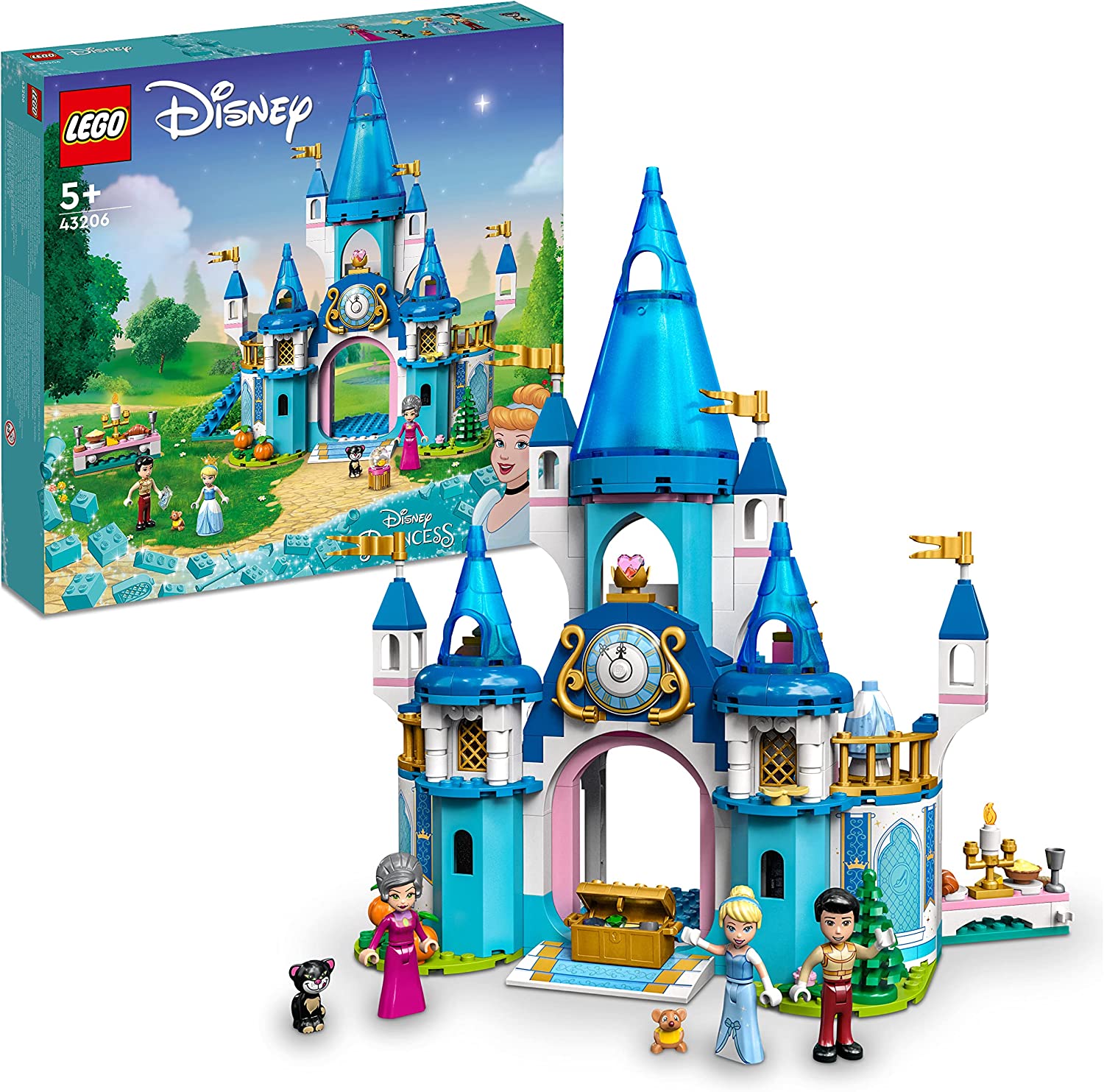 e522bf28d499e23bf4738e88793a054c Lego Disney Princess Il castello di Cenerentola e del Principe azzurro - immagine 1
