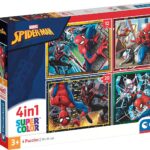 Clementoni Puzzle 4 in 1 Spiderman