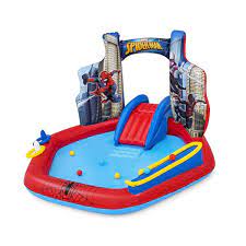 e603c05180df87fa746d95630741193e Bestway Plaay Center Spiderman cm.211+206x127 con palline e anelli - immagine 1