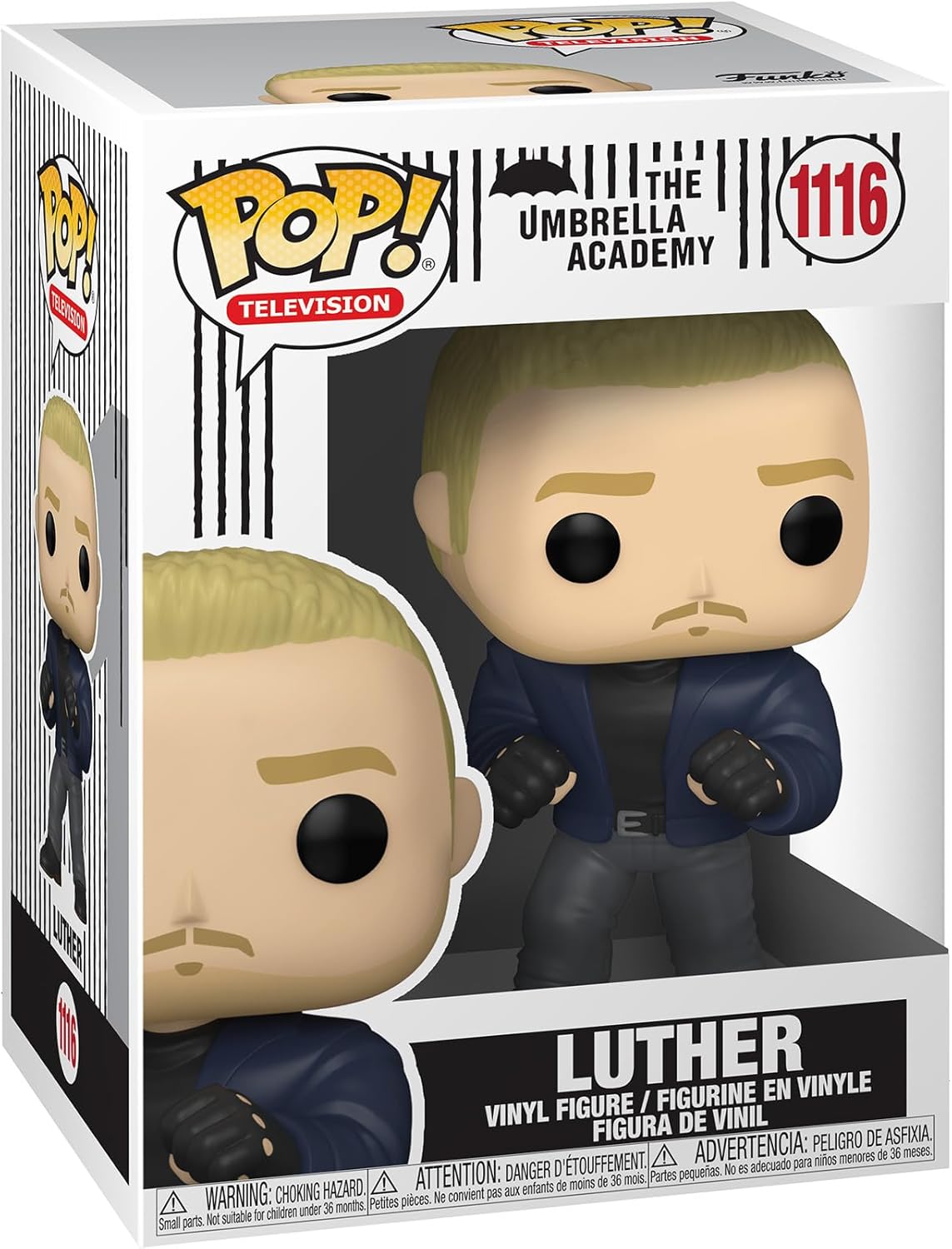 e682e63a5f25d3d5aa056da81532fdb4 FUNKO POP THE UMBRELLA ACADEMY - LUTHER - immagine 1