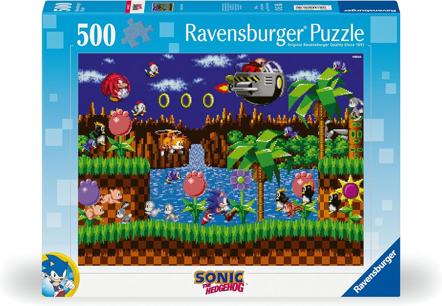 e6c7640e0b74009adaab616d627dd0f1 Ravensburger Puzzle 500 pz. Sonic - immagine 1