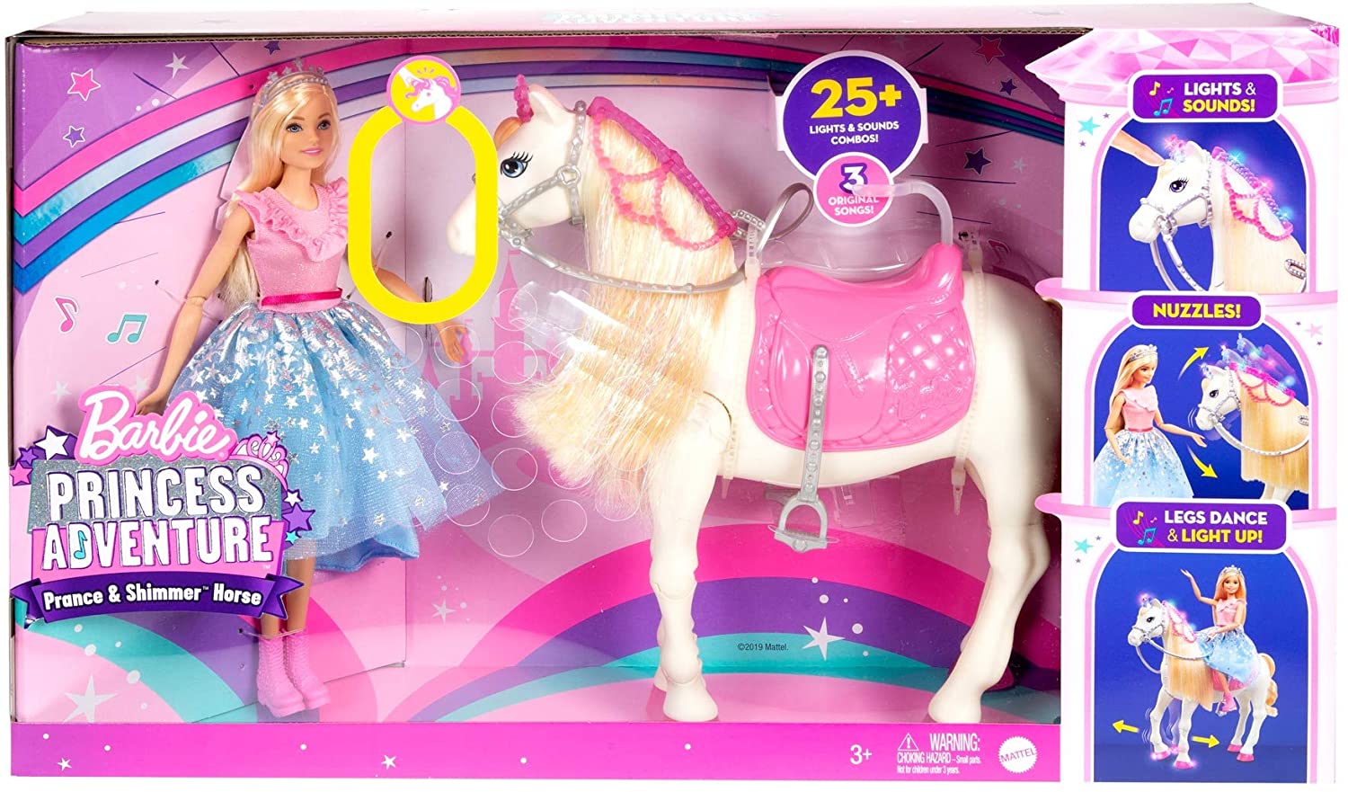 e774e13d80ace628c375bb31537e1b87 Cavallo di Barbie Princess Adventure - immagine 1
