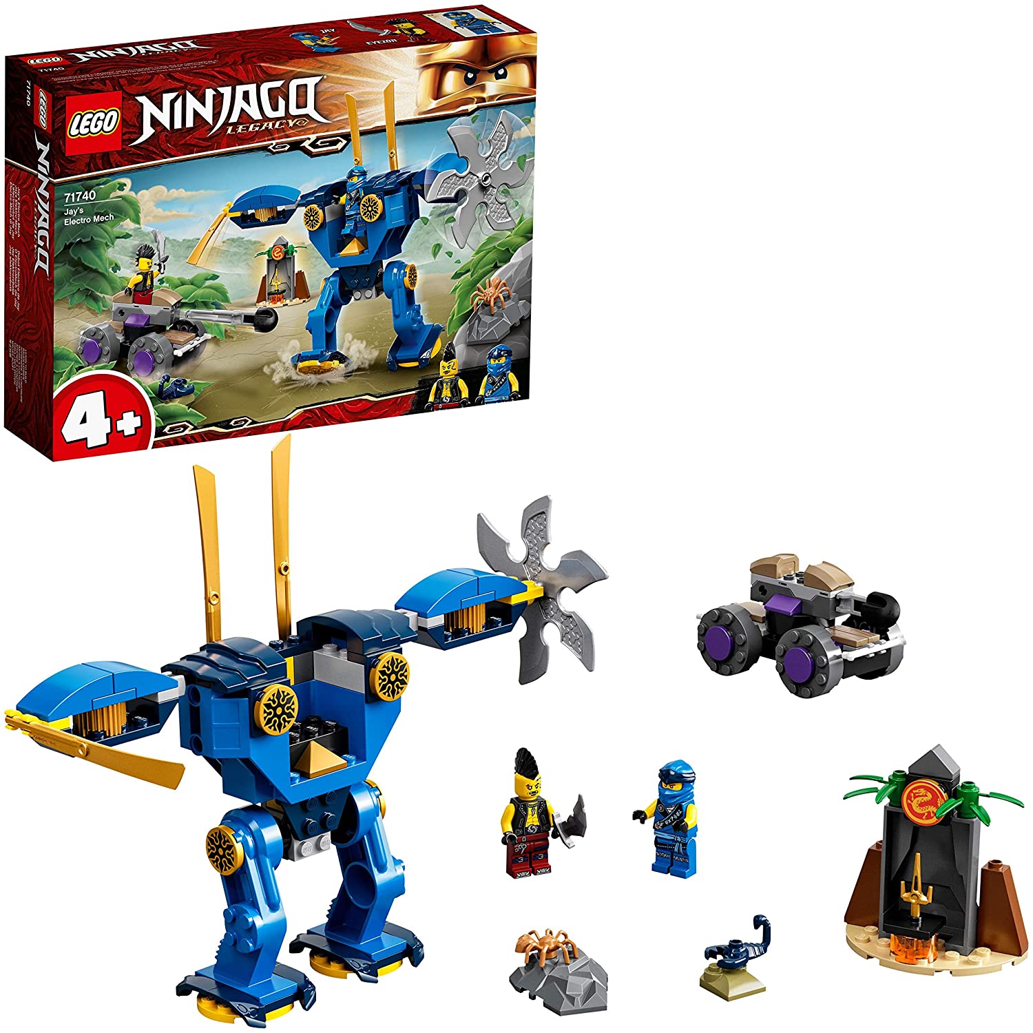 e7832ad8cff43bab1e3eb3a3eeb3e488 LEGO Ninjago Legacy Electro-Mech di Jay - immagine 1