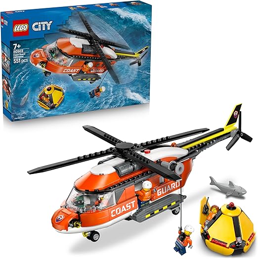 e802cda00e97e368905ad4f7d8fe43c9 Lego City Exploration Elicottero della Guardia Costiera - immagine 1