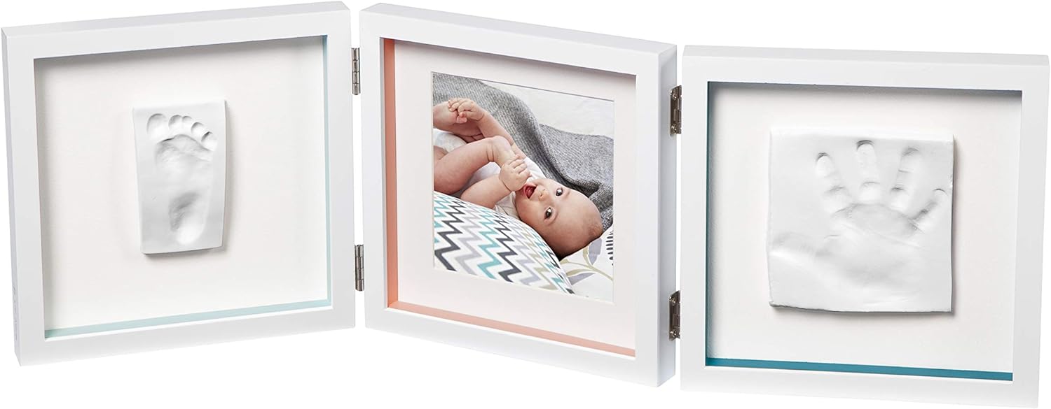 e93aaddc50d064a58e40361a491769aa Baby Art - Cornice con Due Impronte e Una Foto - immagine 1