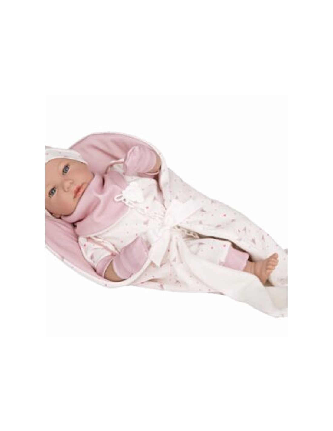 e99054818873da57b8329d40018c081c Arias Bambola Lois cm.45 Rosa con copertina e Funzione - immagine 1